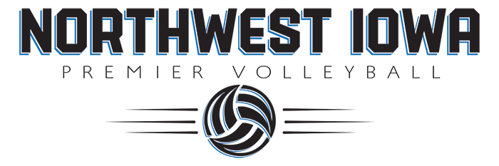 Northwest Iowa Premier Volleyball Logo